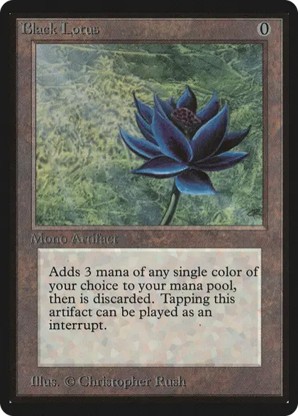 Black Lotus, the most iconic Magic: The Gathering card